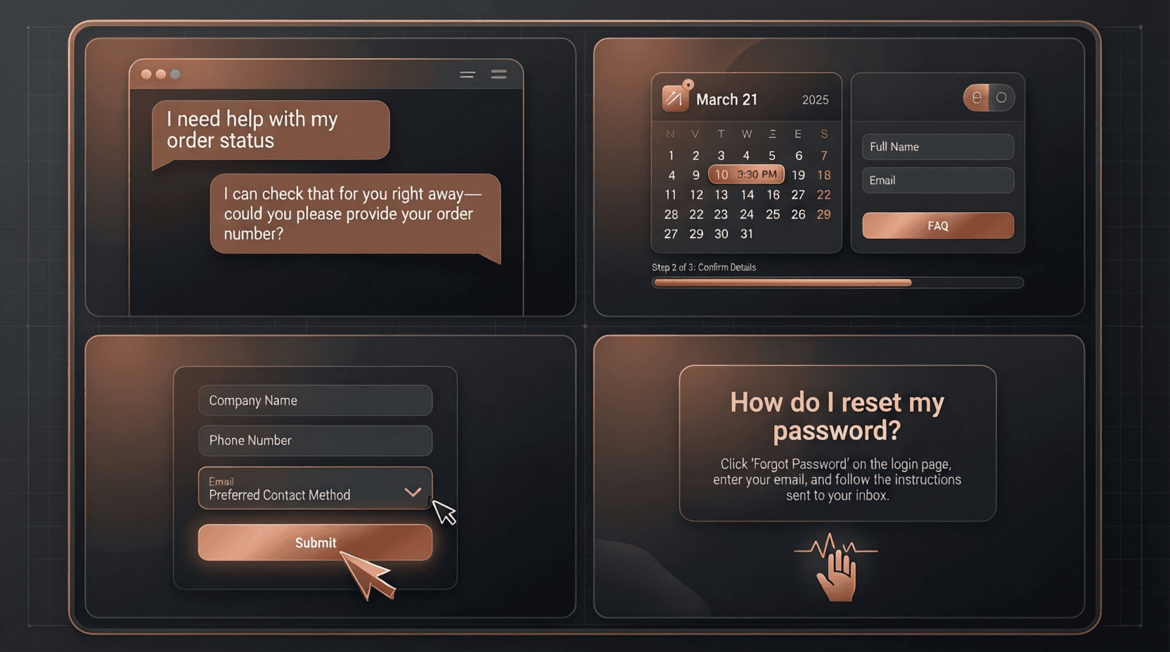 Chatbot features overview