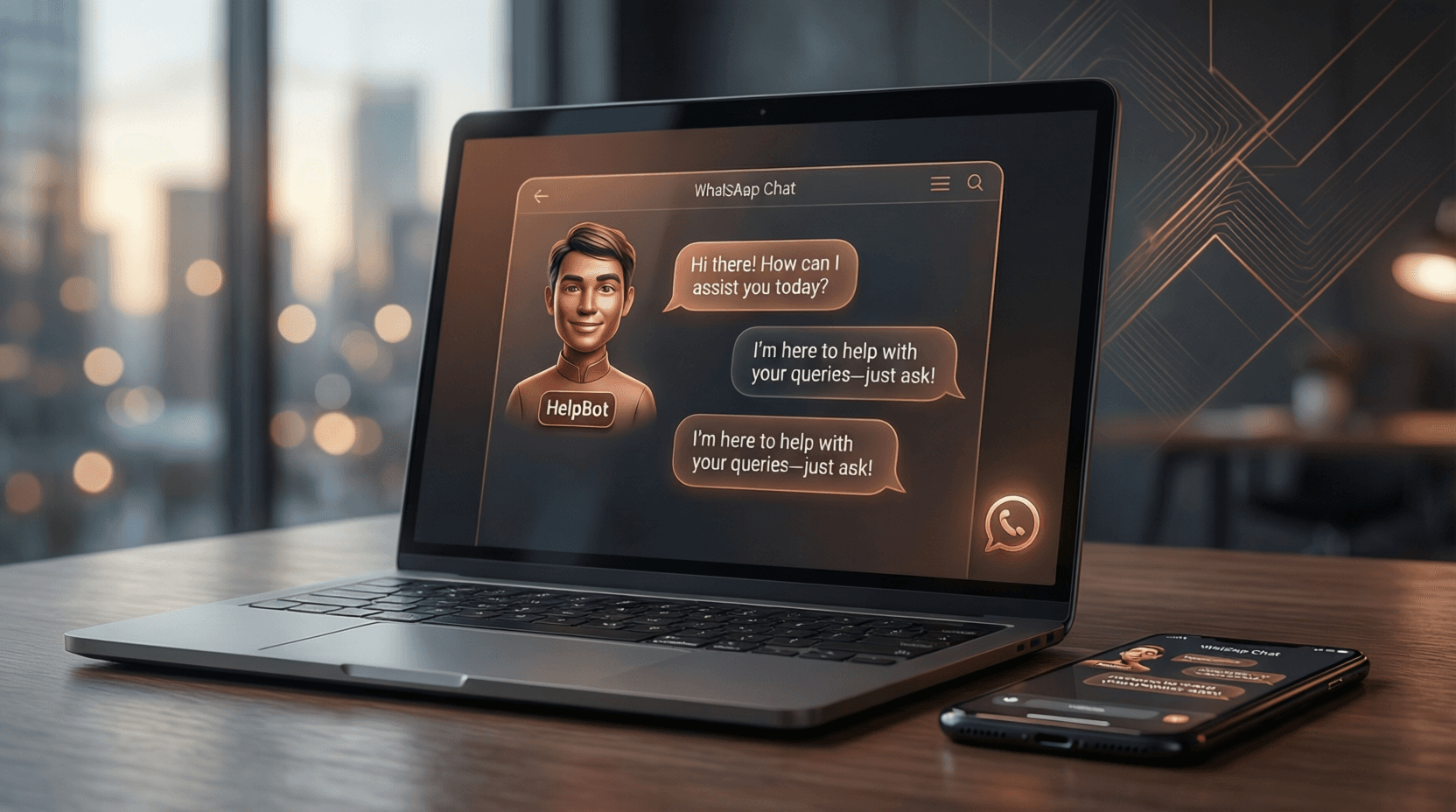 AI chatbot interface